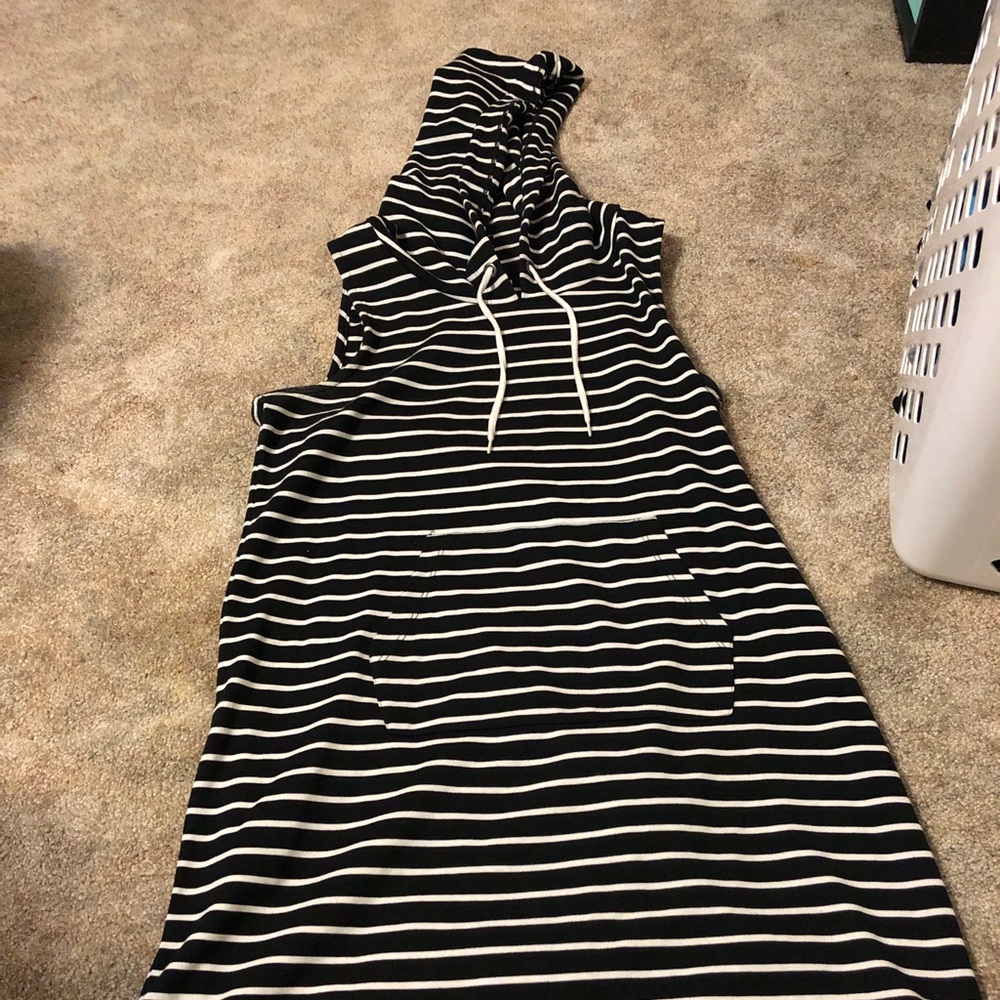 Black and white Stripe Dress